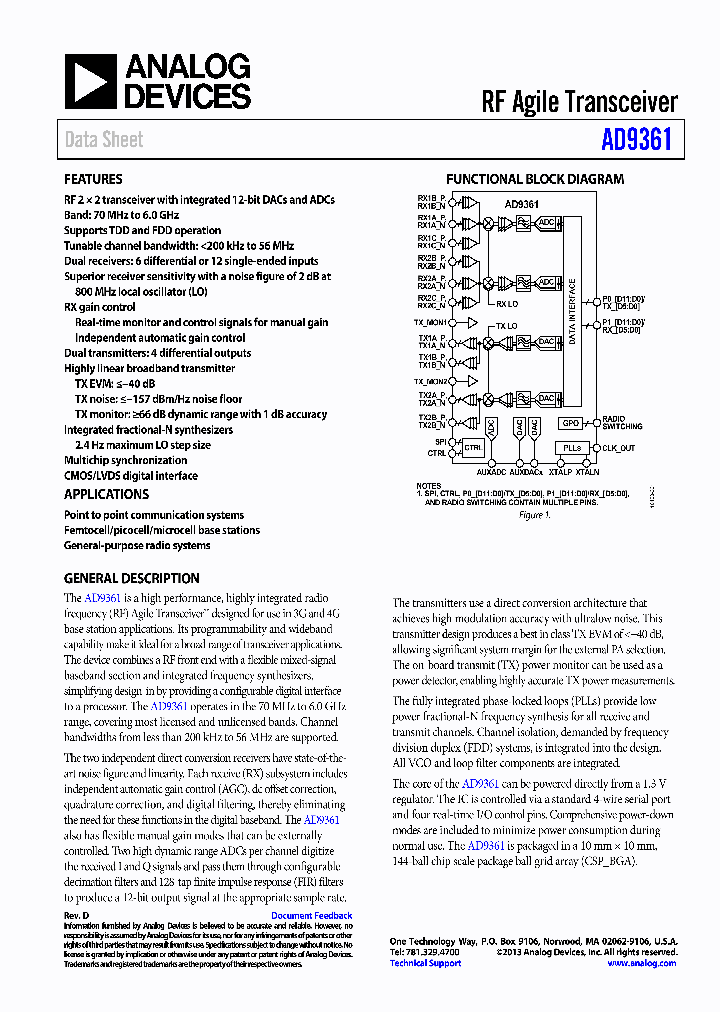 AD9361_7552233.PDF Datasheet