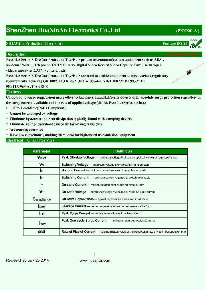 P2100LA_7556589.PDF Datasheet