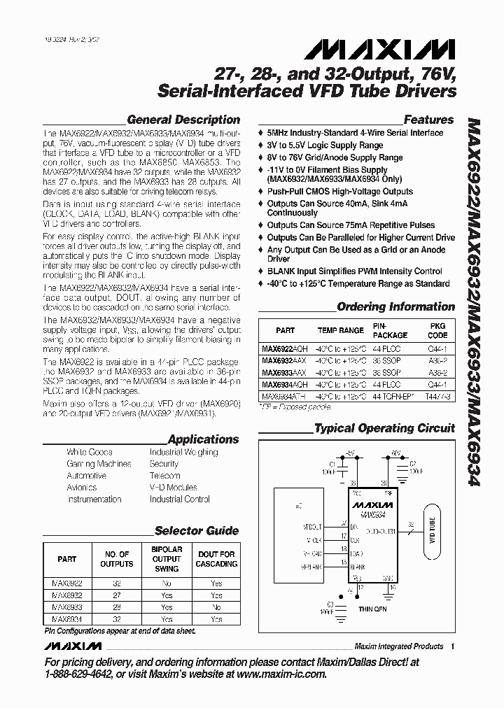 MAX6932AAX-T_7558182.PDF Datasheet