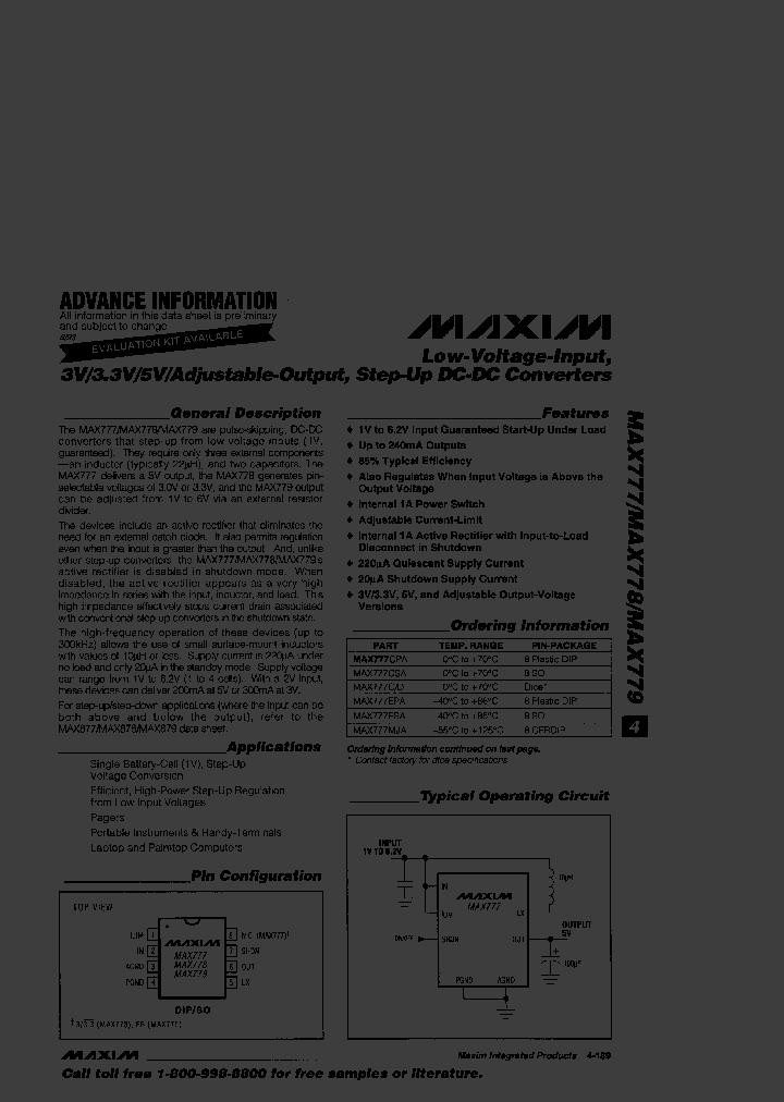 MAX778D_7560859.PDF Datasheet