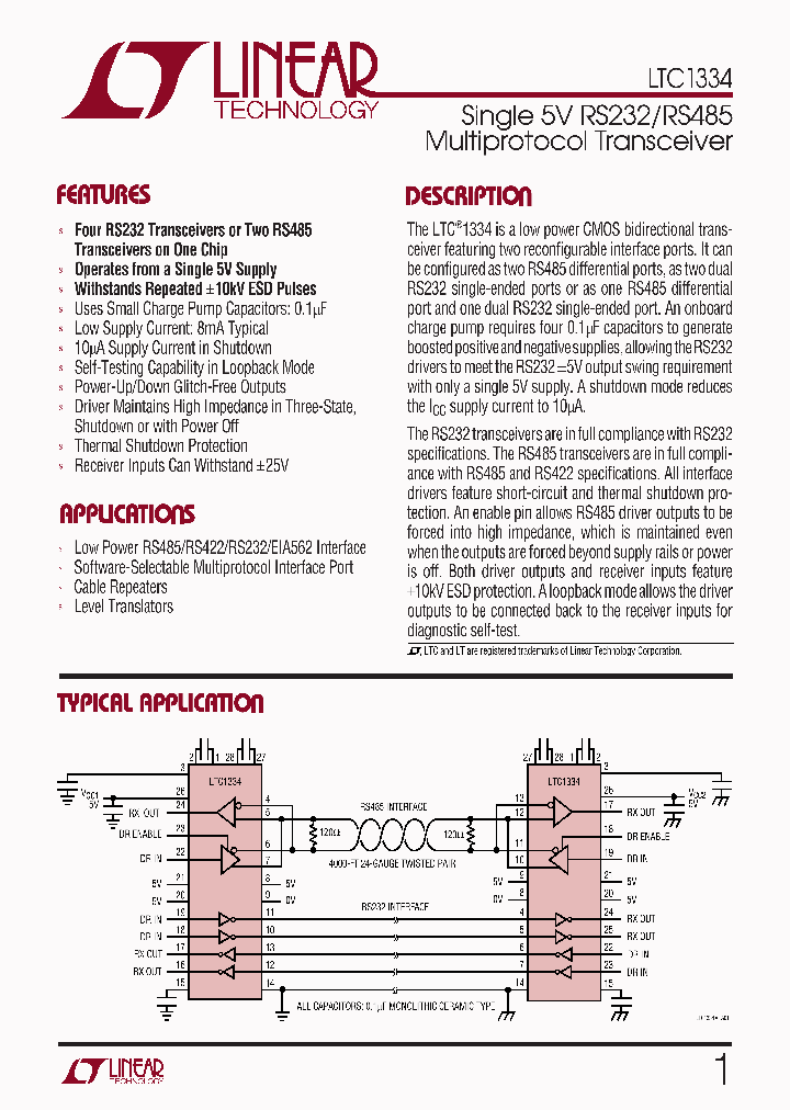LTC1334IG-PBF_7561901.PDF Datasheet