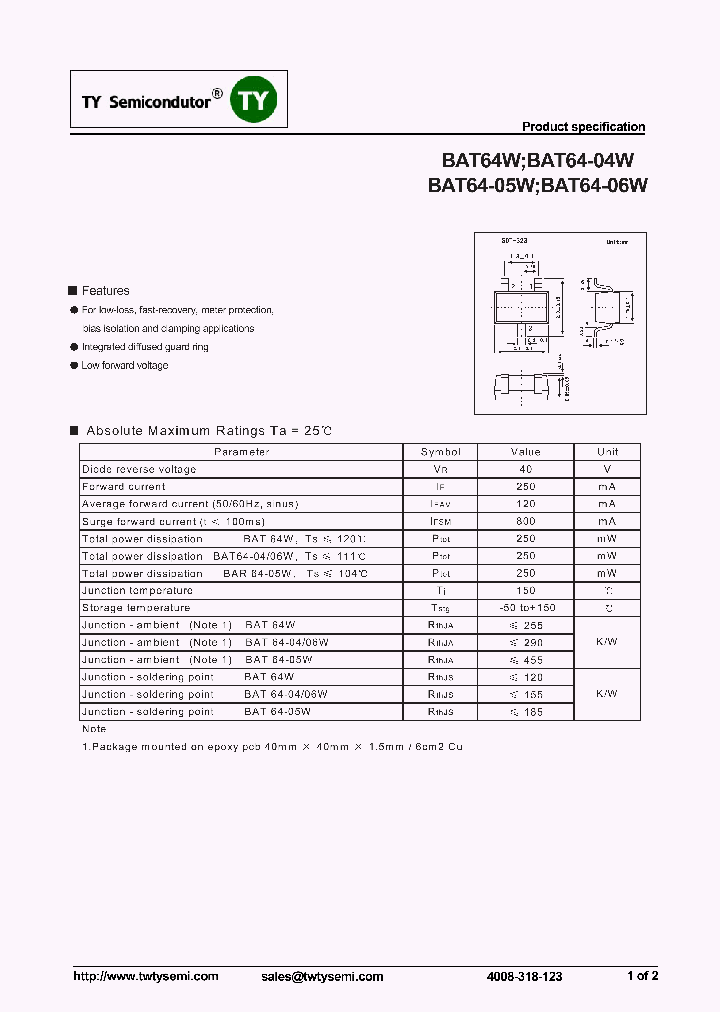 BAT64-04W_7563467.PDF Datasheet