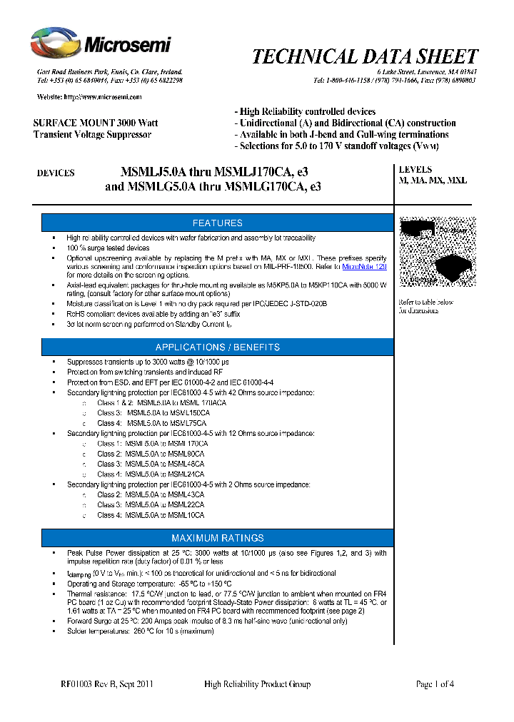 MSMLG54A_7564227.PDF Datasheet