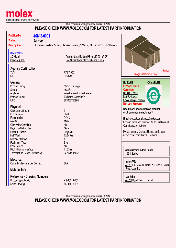 46818-0001_7565266.PDF Datasheet