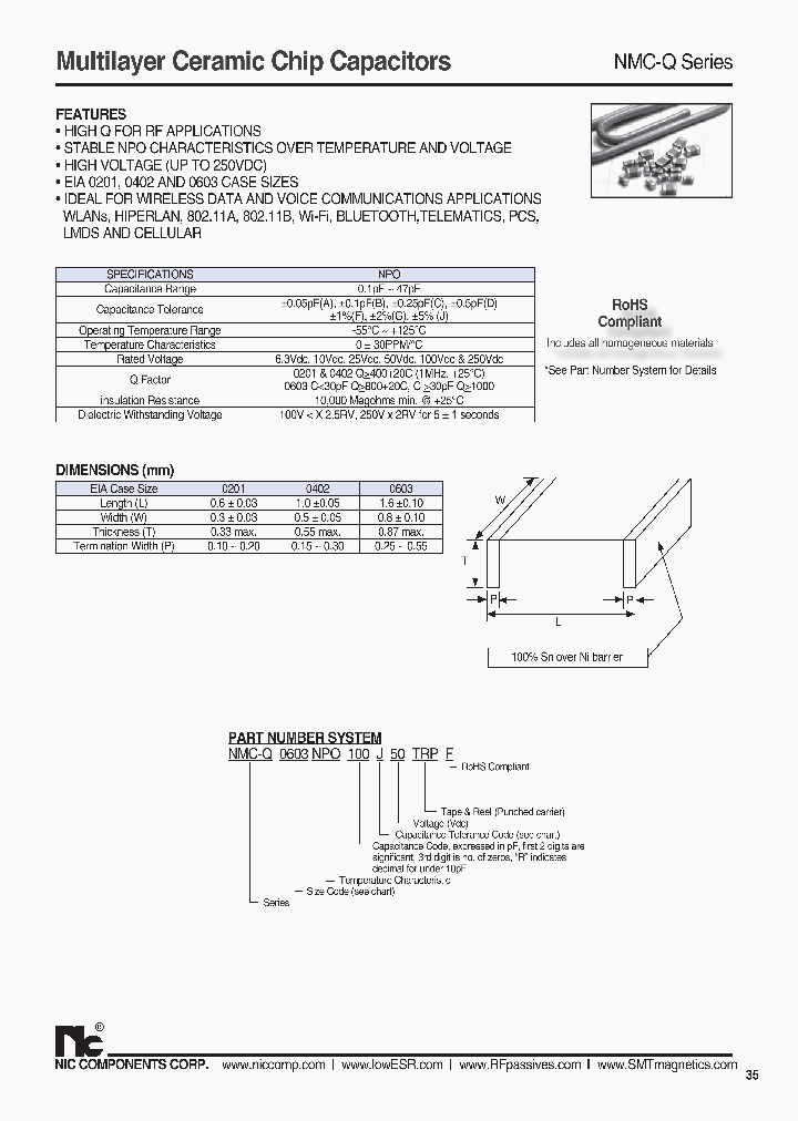 NMC-Q0201NPO10010TRPF_7569027.PDF Datasheet