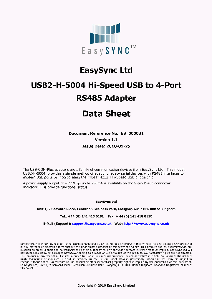 USB2-H-5004_7594220.PDF Datasheet