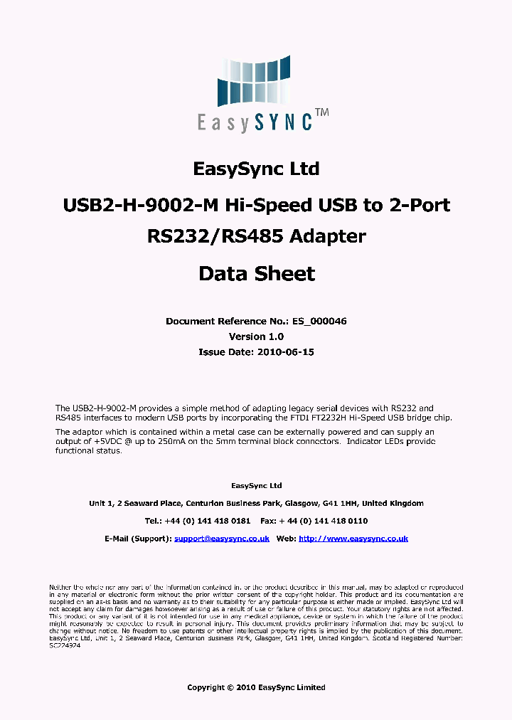 USB2-H-9002-M_7594229.PDF Datasheet