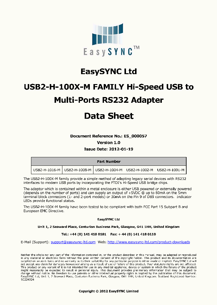 USB2-H-1016-M_7594218.PDF Datasheet