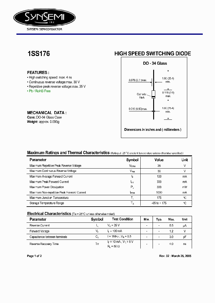 1SS176_7595063.PDF Datasheet