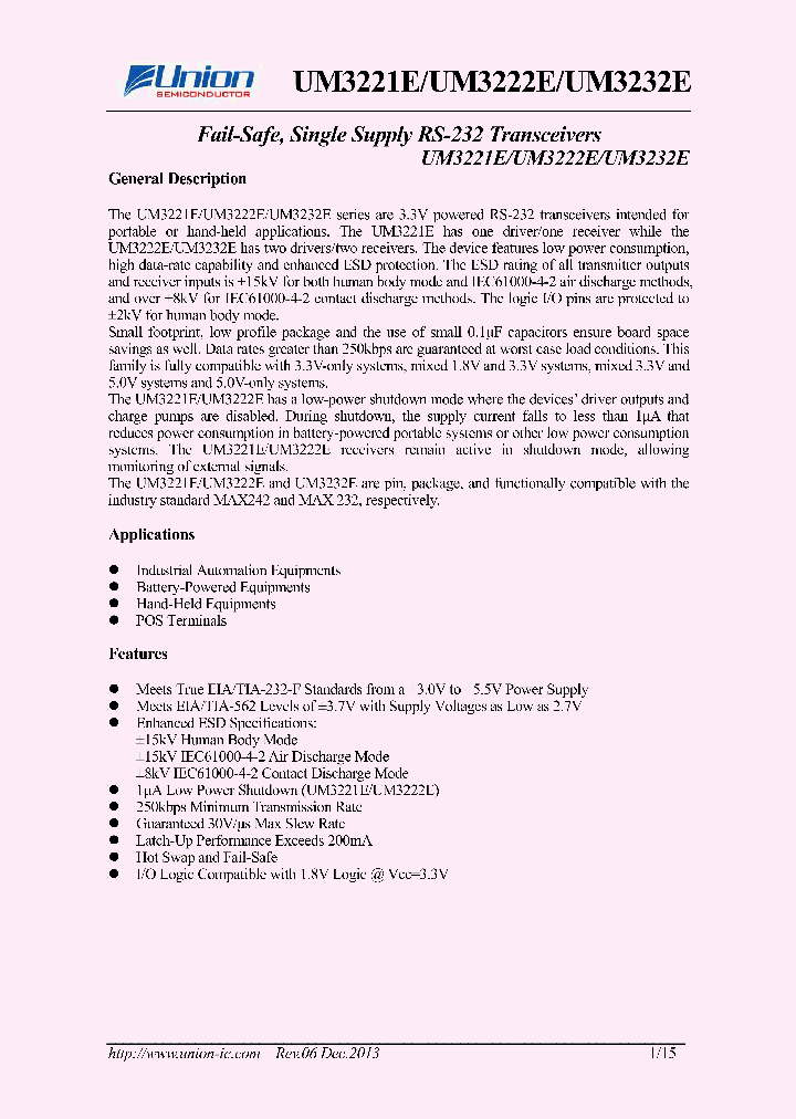 UM3232EEAE_7595784.PDF Datasheet