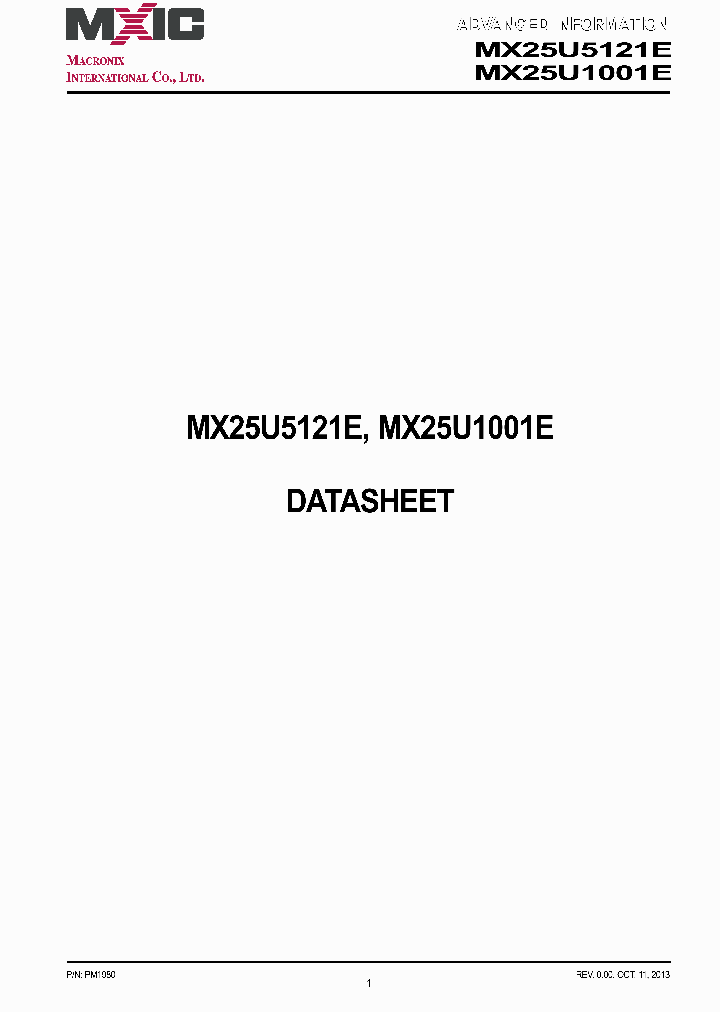 MX25U5121EMI14G_7598511.PDF Datasheet