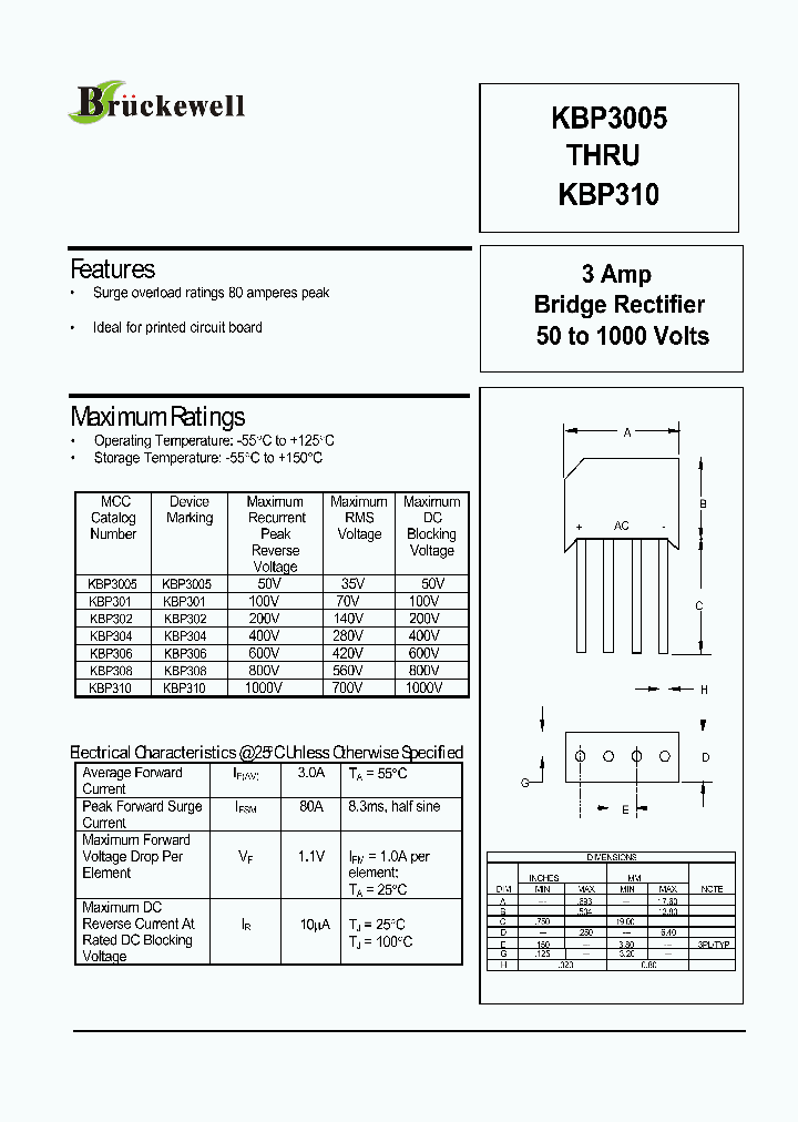 KBP310_7598735.PDF Datasheet