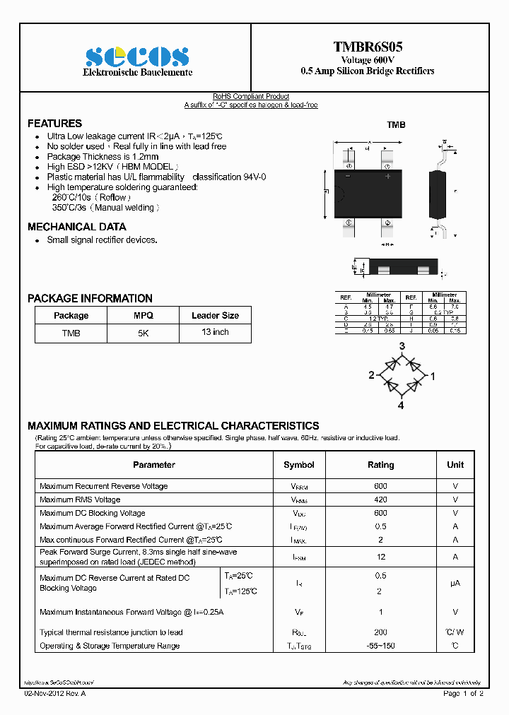 TMBR6S05_7608449.PDF Datasheet