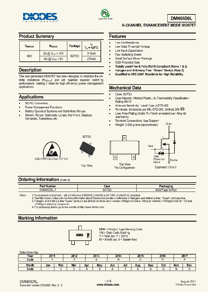 DMN65D8L_7609186.PDF Datasheet