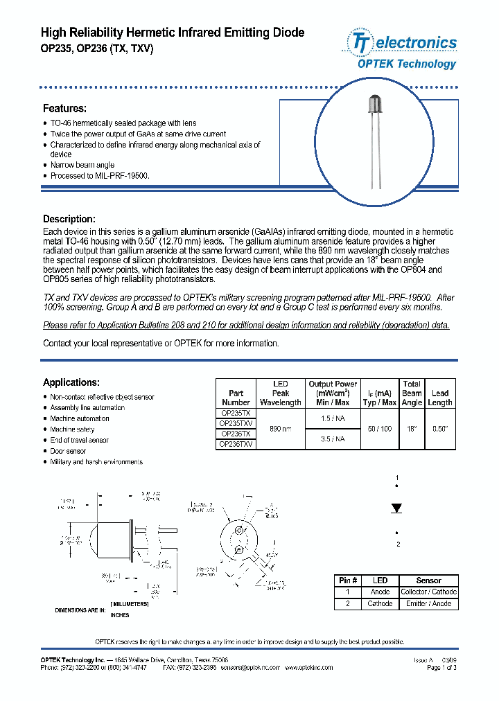 OP235TXV_7612600.PDF Datasheet