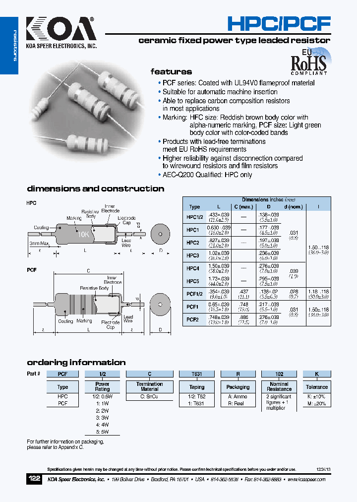 HPC2C100K_7616031.PDF Datasheet