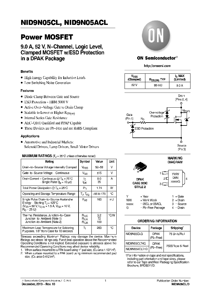 NID9N05CLG_7616352.PDF Datasheet