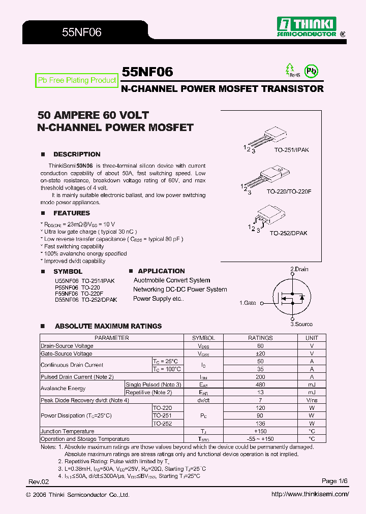 P55NF06_7619766.PDF Datasheet