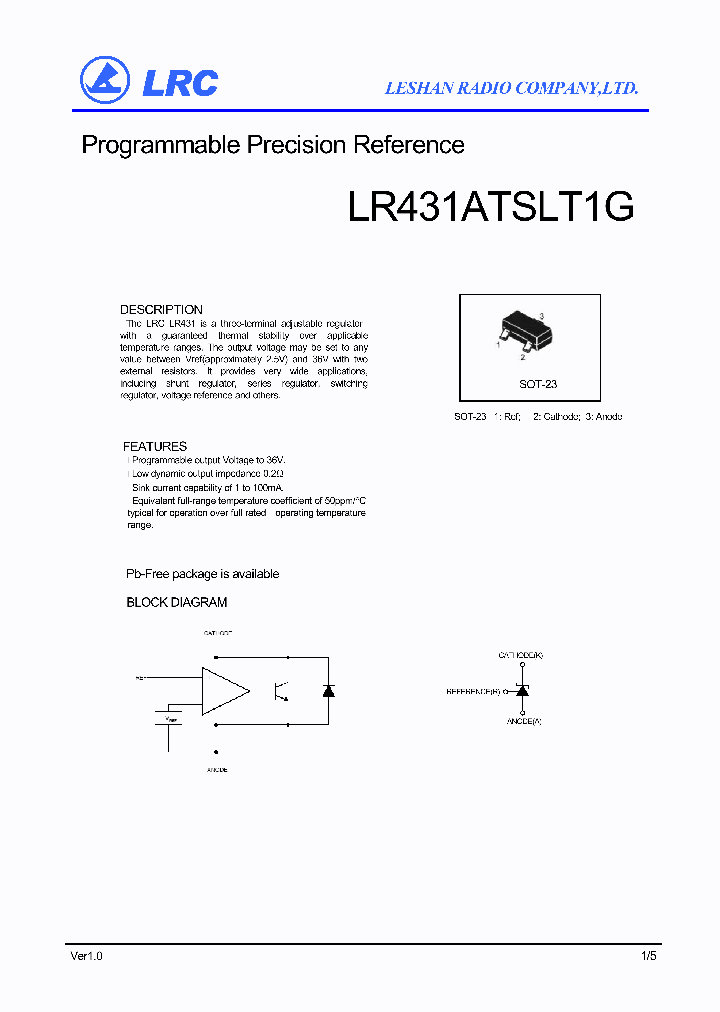 LTL431BHLT1G_7642395.PDF Datasheet