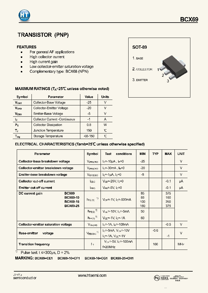 BCX69_7643813.PDF Datasheet