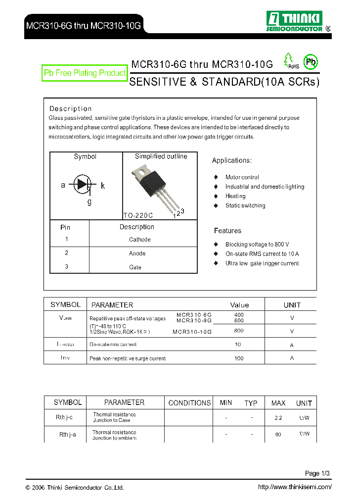 MCR310-10G_7647207.PDF Datasheet