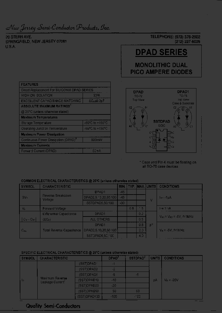 SSTDPAD10_7658073.PDF Datasheet