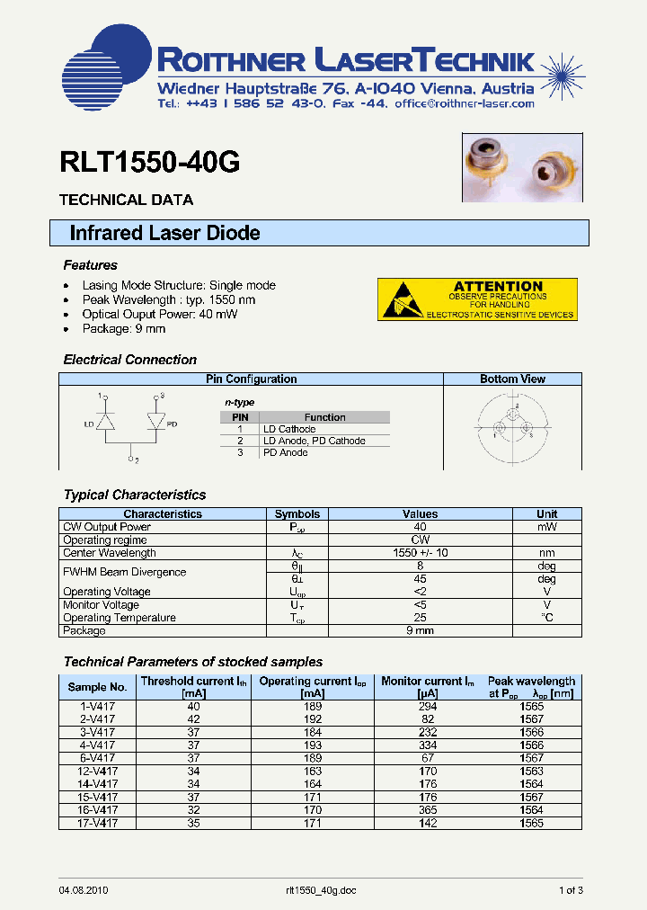 RLT1550-40G_7677849.PDF Datasheet