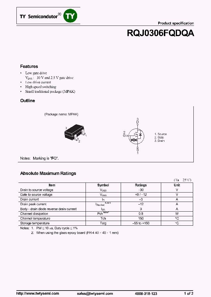 RQJ0306FQDQA_7678378.PDF Datasheet