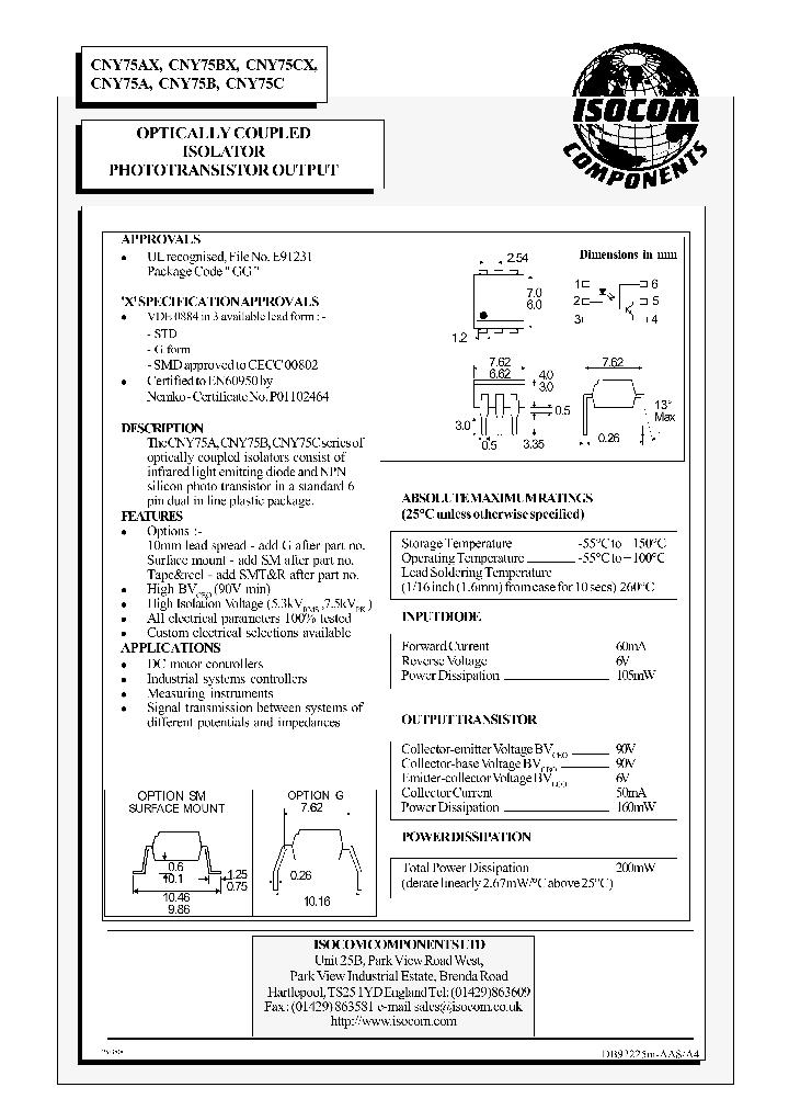 CNY75A-G_7678249.PDF Datasheet