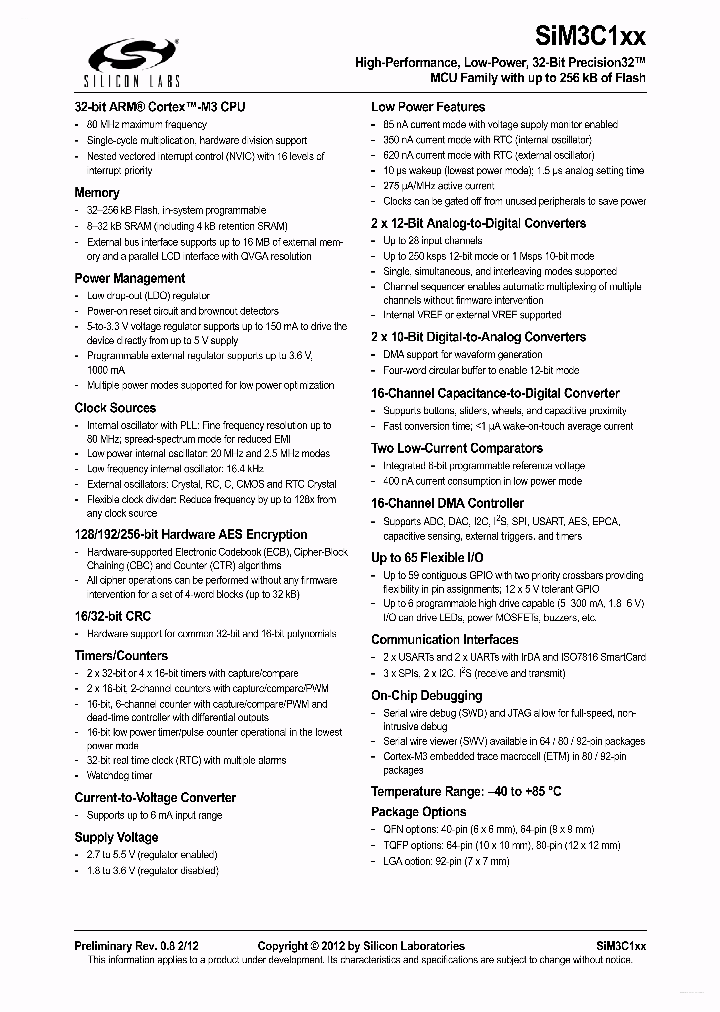 SIM3C136-B-GQ_7683786.PDF Datasheet