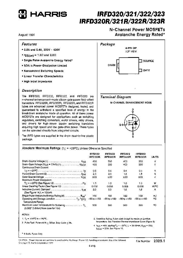 IRFD320R_7689290.PDF Datasheet