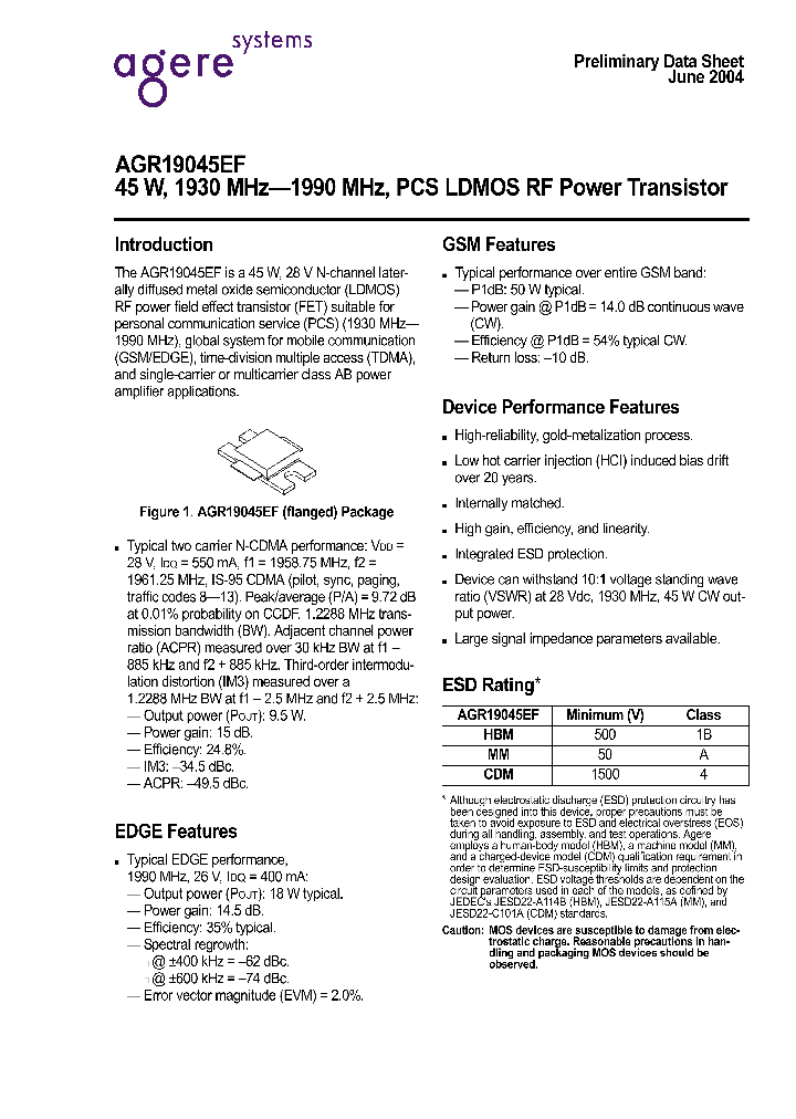 AGR19045EF_7692821.PDF Datasheet