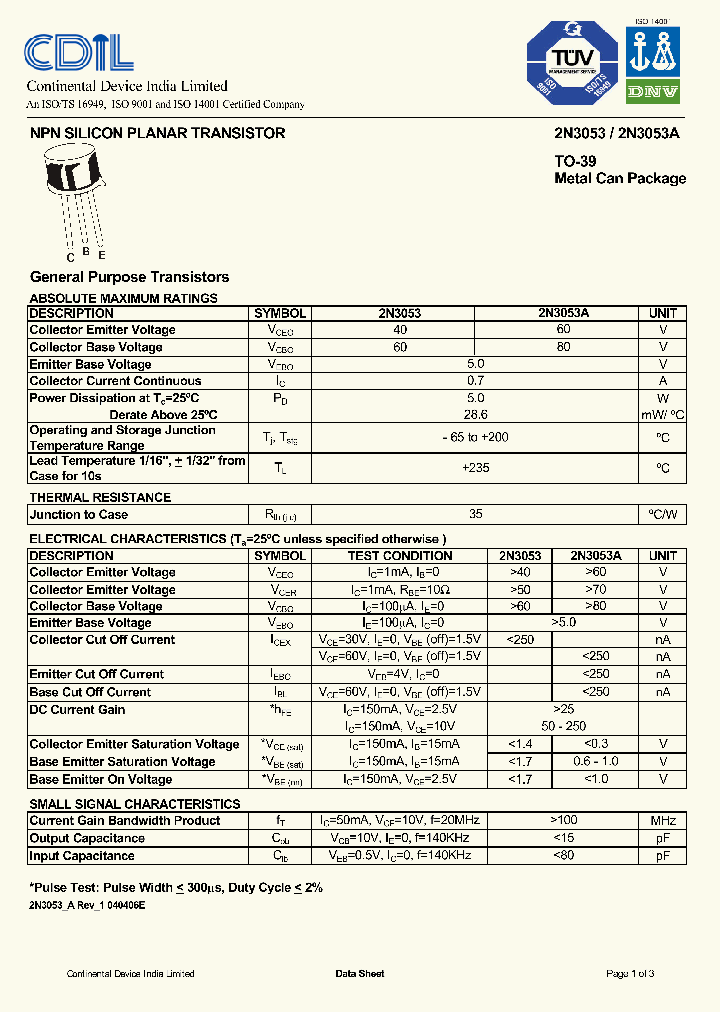 2N3053_7694298.PDF Datasheet