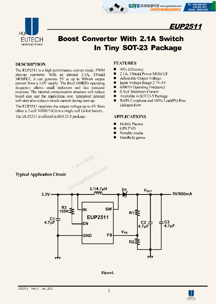 EUP2511_7696181.PDF Datasheet