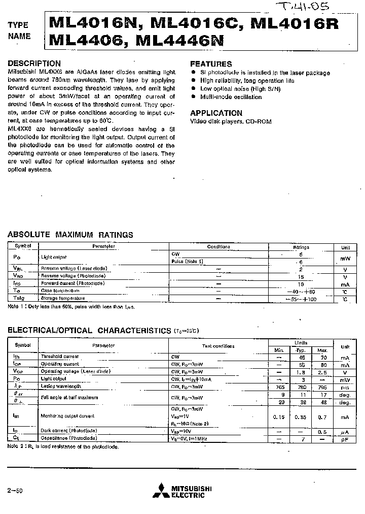 ML4406_7699920.PDF Datasheet
