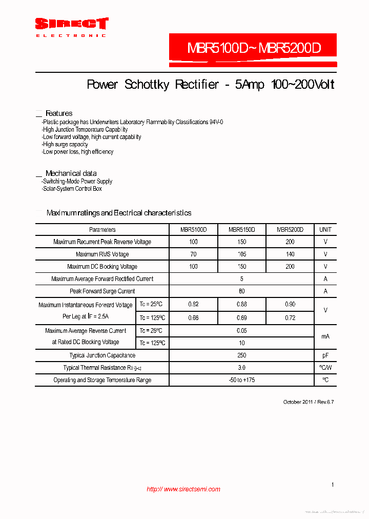 MBR5200D_7701102.PDF Datasheet