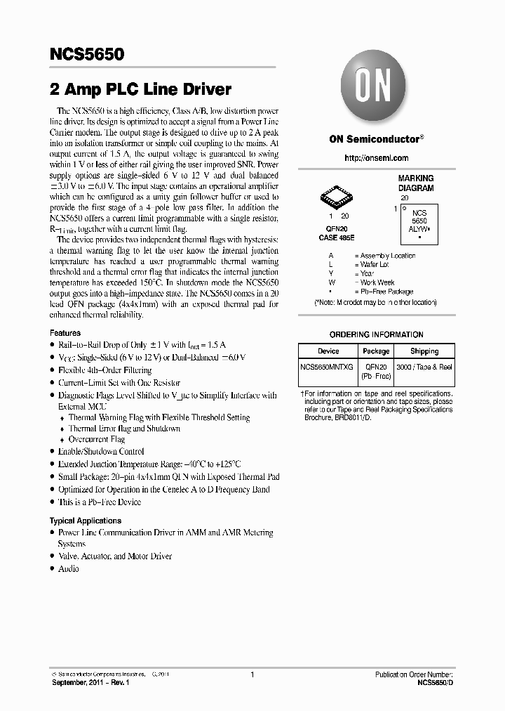 NCS5650_7706020.PDF Datasheet