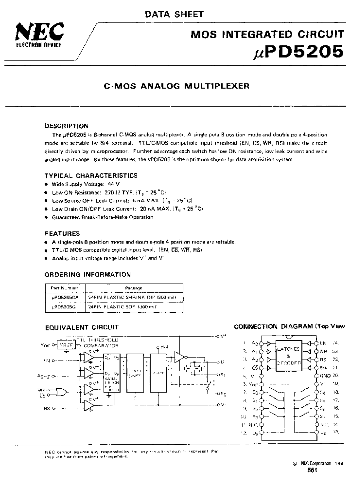 UPD5205G_7708445.PDF Datasheet