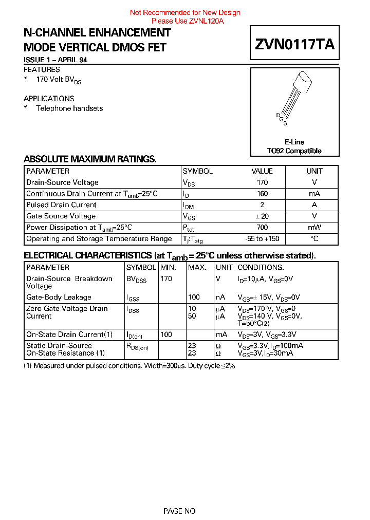 ZVN0117T_7711962.PDF Datasheet