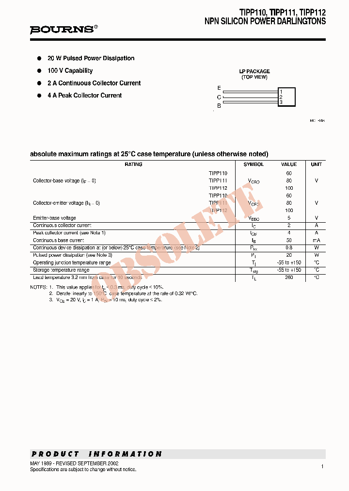 TIPP110_7717348.PDF Datasheet