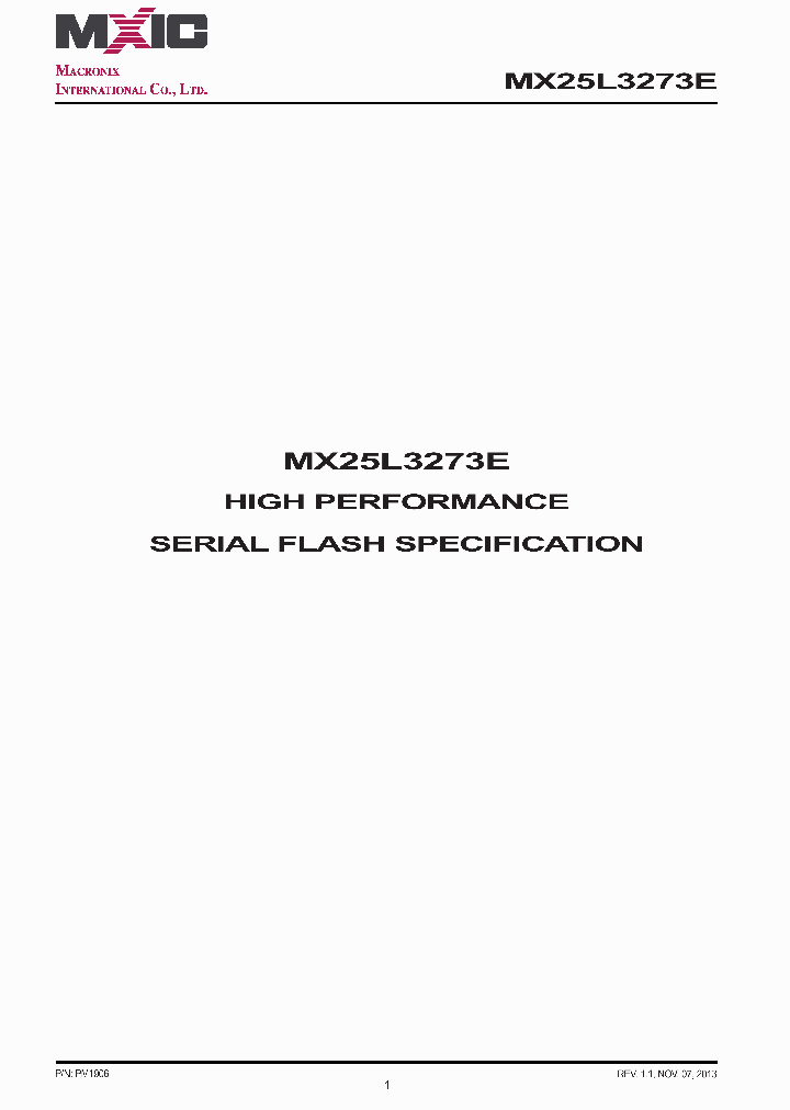 MX25L3273EMI10G_7724373.PDF Datasheet