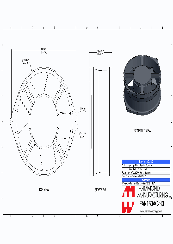 FAN150AC230_7725510.PDF Datasheet