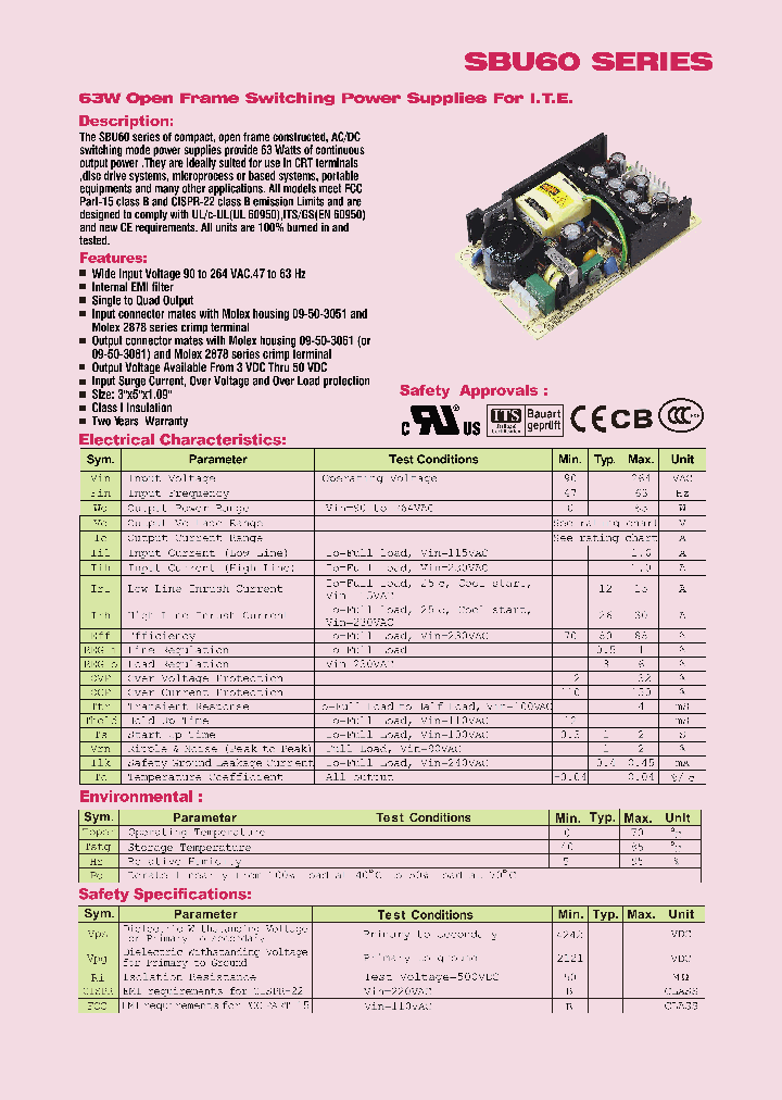 SBU60_7729814.PDF Datasheet