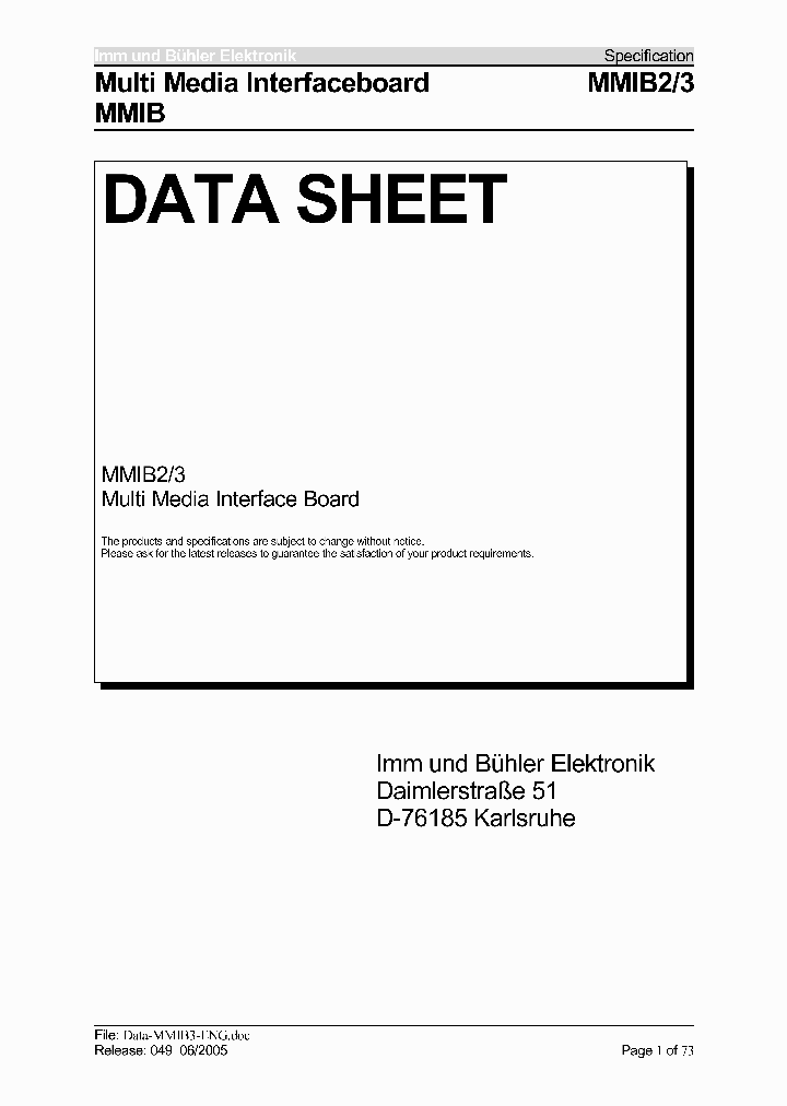 MMIB2_7729928.PDF Datasheet