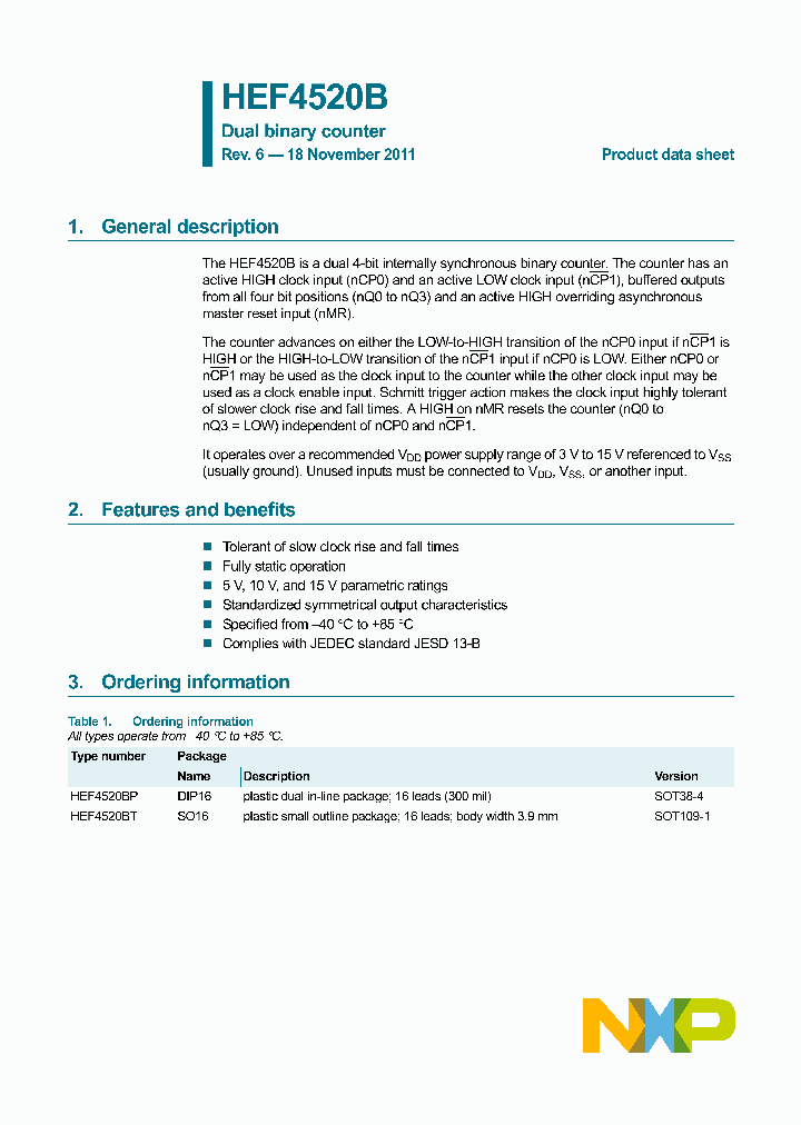 HEF4520B_7730602.PDF Datasheet
