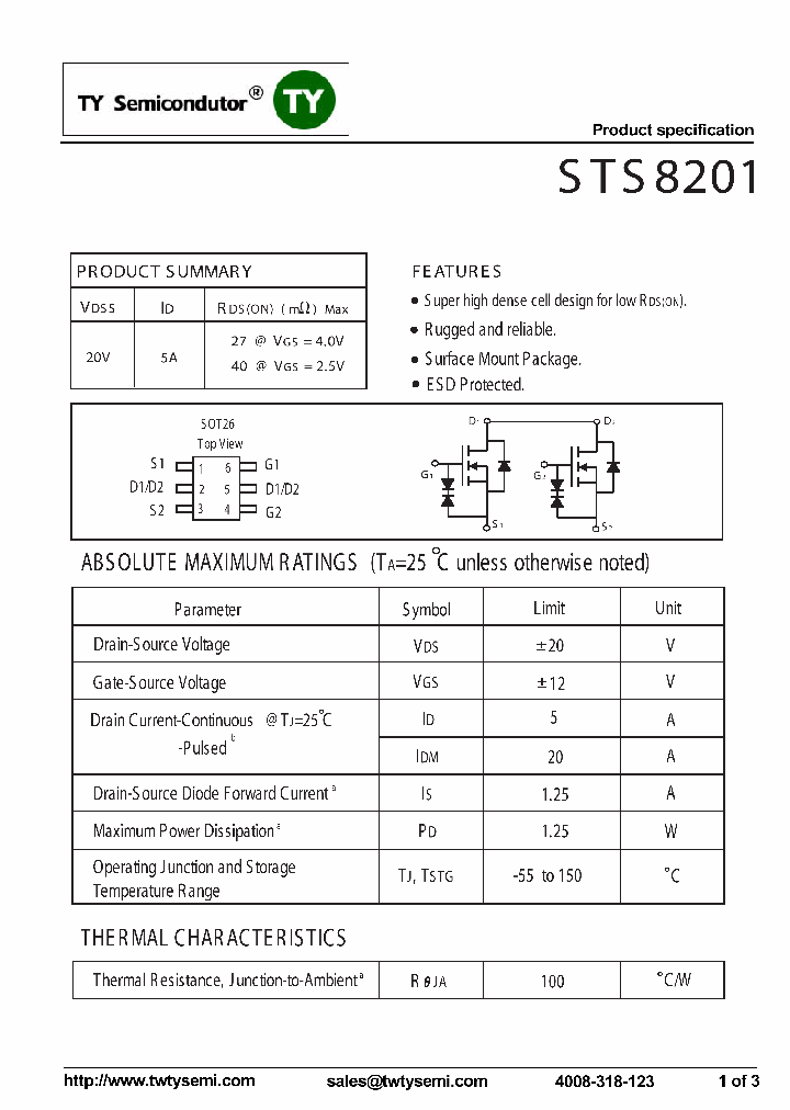 STS8201_7731022.PDF Datasheet