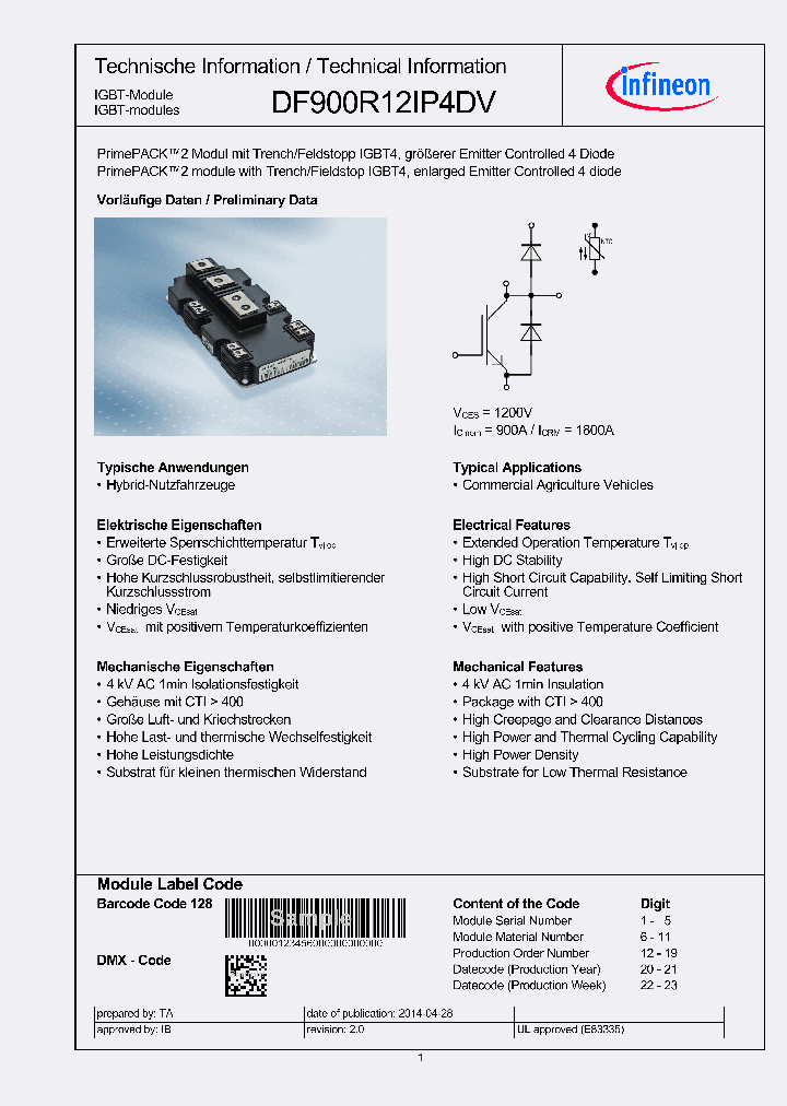 DF900R12IP4DV_7732634.PDF Datasheet