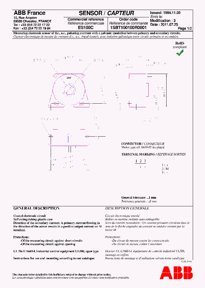 ES100C_7735164.PDF Datasheet