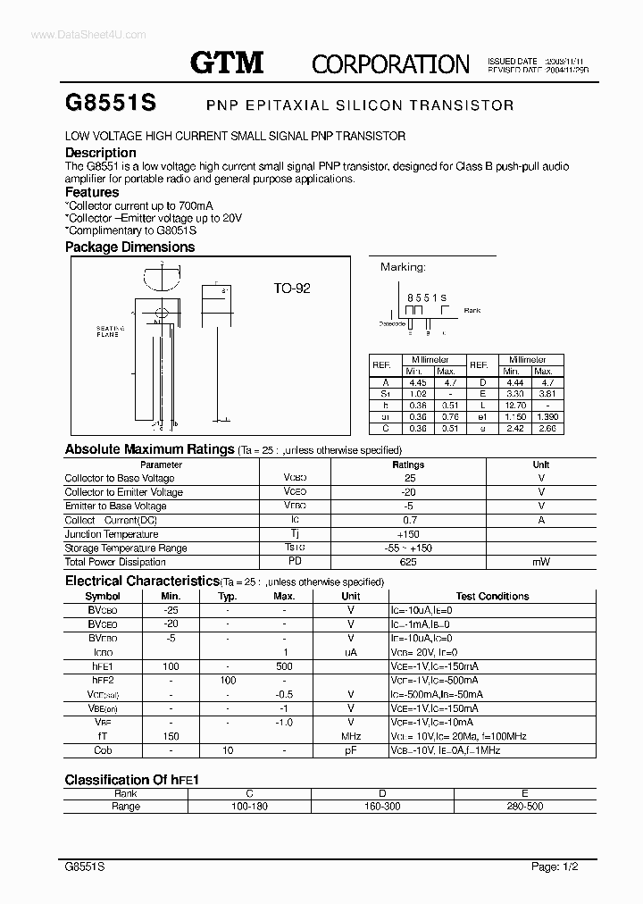 G8551S_7739381.PDF Datasheet