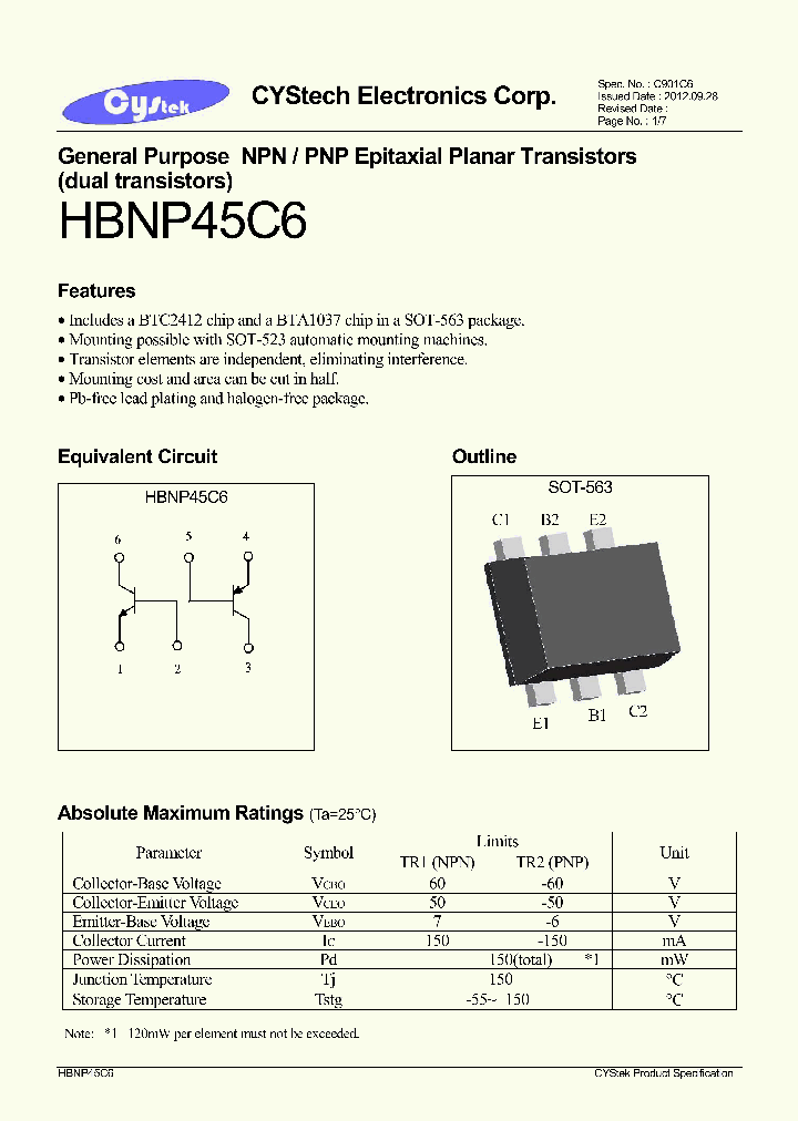 HBNP45C6_7740130.PDF Datasheet